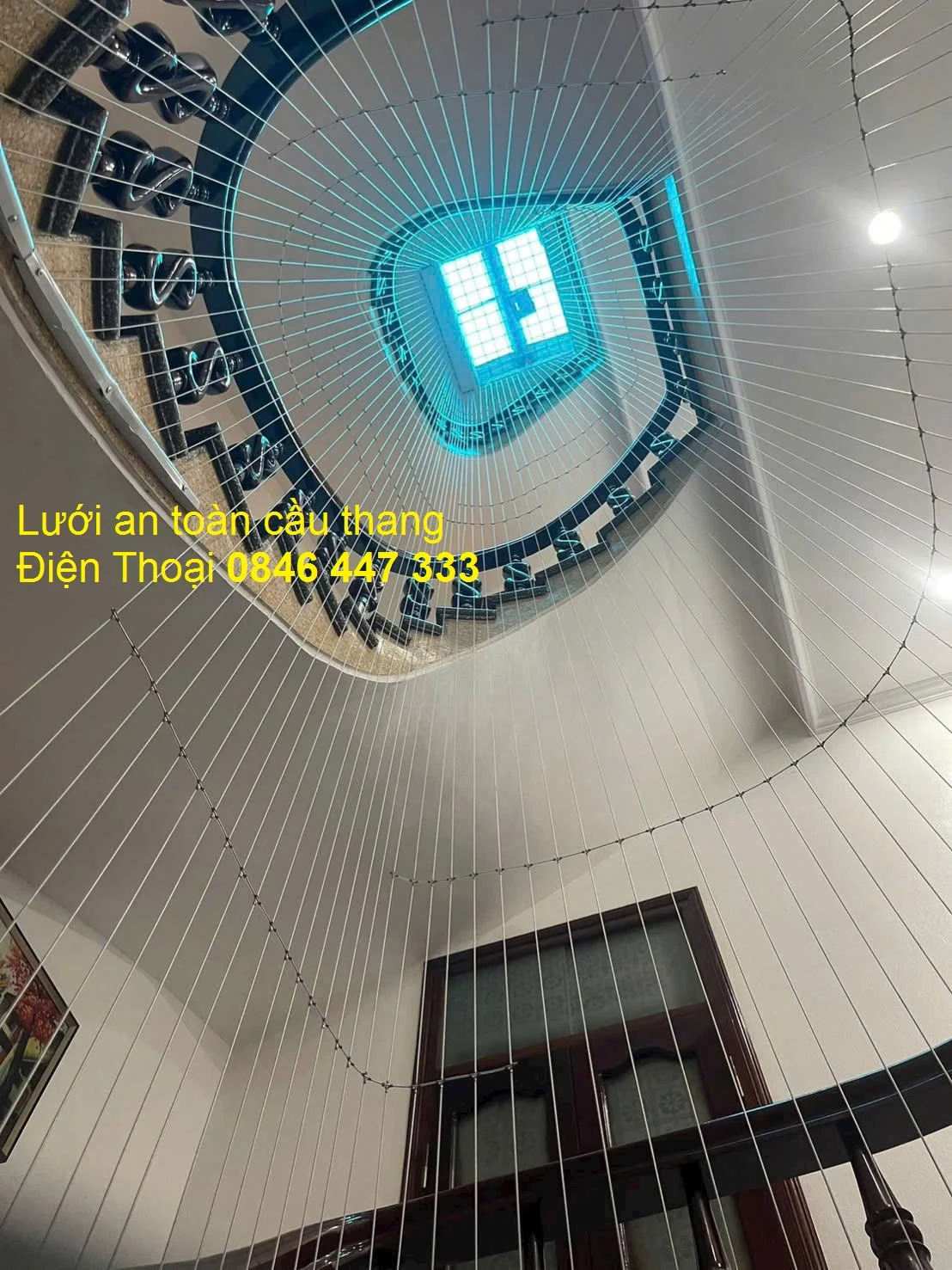 Lưới an toàn Cầu Thang xoáy chân ốc